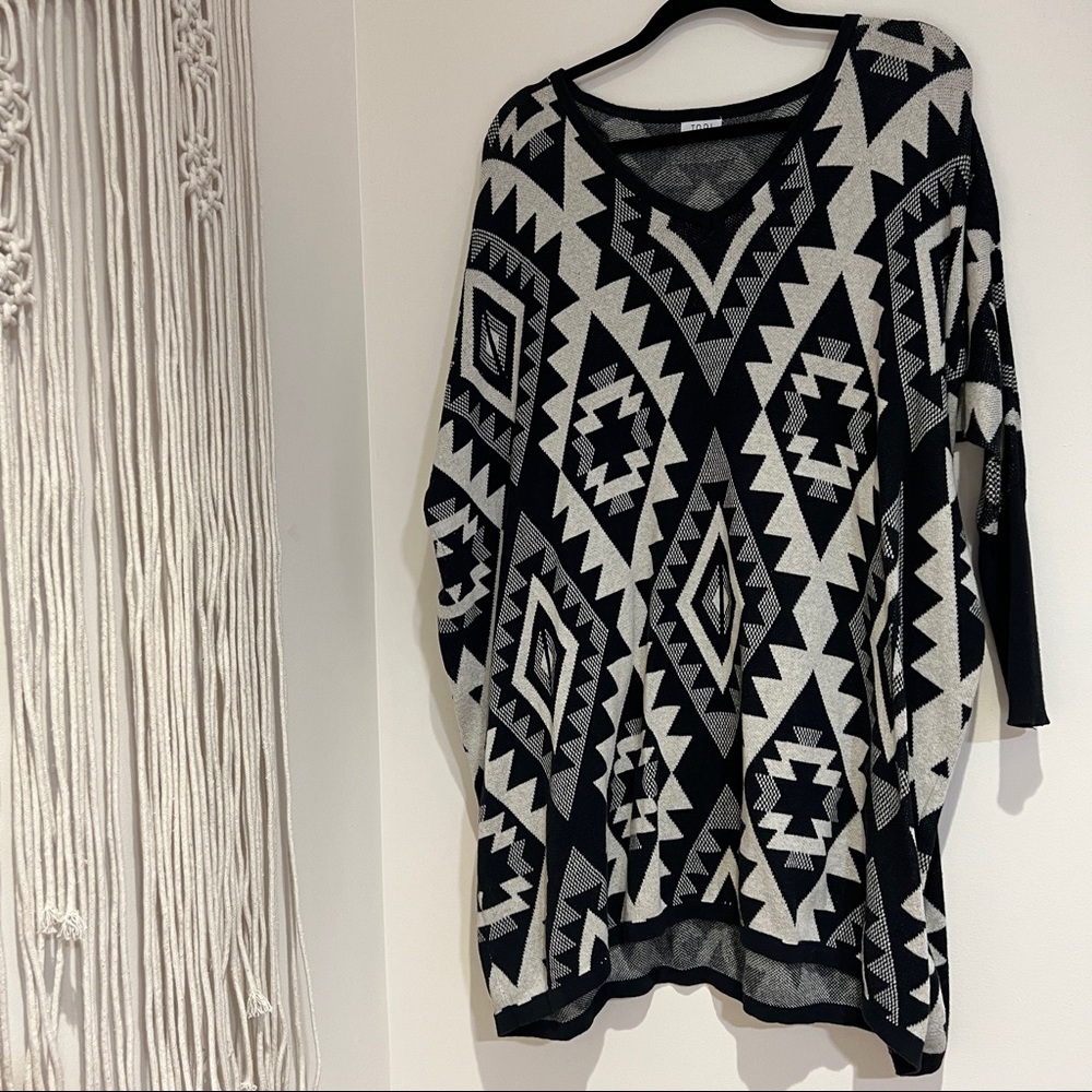 TOBI Aztec Sweater Dress